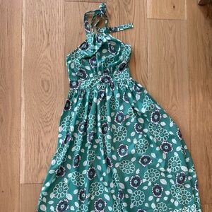 Chic Green Backless Dress